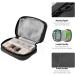 Kigai Black Solid Color Pill Case - Portable Weekly Organizer for Vitamins Medicine & Supplements | Travel Essential for Family & Business - Buy Online on GoSupps.com