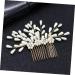 Ipetboom Bridal Headpiece Barrettes for Women Pearls Flower Hair Pearl Hair Comb Hair Combs for Women Hair Claw Clips for Women Bridal Hair Clip Tiara Bridesmaid Wedding Hair Accessories - Buy Online on GoSupps.com