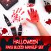 CHASPA Fake Blood SFX Makeup Kit - Coagulated Blood Gel Blood Splatter Stage Blood Stipple Sponge Realistic Special Effect Makeup kit for Zombie Vampire Monster Halloween Costume - Buy Online on GoSupps.com
