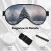 SSIMOO Christmas Tree Snow Sleep Mask | Adjustable Breathable & Fashionable Eye Mask for Comfortable Sleep International Shipping Available - Buy Online on GoSupps.com