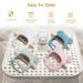 Buy Koala Baby Teether Ring | Silicone Pacifier & Bite Ring Set for 3-Month-Olds | Blue Baby Toys | International Shipping - Buy Online on GoSupps.com