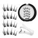 False Eyelashes Magnetic Natural Lashes Kit With Applicator | Easy To Apply Lightweight Reusable No Glue Needed Lashes For All-Day Comfort