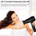 Cordless Hair Dryer Powerful Professional Cordless Hair Dryer Portable Travel Hair Dryer Hot and Cold 3 Speeds Gift for Women - Buy Online on GoSupps.com