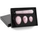 Rose Quartz Yoni Egg Set - 3 Sizes for Women's Muscle Massage | Crystal Yoni Eggs for Cone Exercises - Buy Online on GoSupps.com