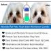 2 Pack Pet Dog Cat Flea Comb Tear Eye Stain Remover Combs Hair Brush Effectively Clean and Removes Tangles Dirt Fleas Lice Ticks for Pets with Short Long Hair - Buy Online on GoSupps.com