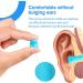 AZEN 100 Pairs Ear Plugs - NRR 32dB Soft Foam for Sleeping Concerts Shooting & Swimming - Noise Cancelling Earplugs (Lake Blue - Buy Online on GoSupps.com