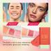 3-in-1 Coral Orange Blush Stick - Creamy Multi-Use Makeup for Face, Eyes & Lips - Long-Lasting Contour Stick for Natural Look - Moisturizing & Blendable Formula (1.00g) - Buy Online on GoSupps.com