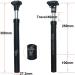 GANOPPER Suspension Seat Post Alloy | Adjustable Seatpost | Black 27.2*350mm | 14mm Offset | 28.6 30.0 30.4 30.9 31.6 33.9 34.9 Sizes - Buy Online on GoSupps.com