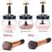 DOTSOG Makeup Brush Cleaner Dryer Machine | Automatic Brush Spinner with 8 Collars | Wash and Dry Brushes in Seconds | Includes 50ml Cleanser (White) - Buy Online on GoSupps.com