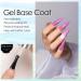 Viffa No Wisch Gel Top Coat & Base Coat Set - 2 x 15ml for Perfect Nail Art | Manicure Gifts for Home & Salon - Buy Online on GoSupps.com