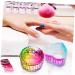 minkissy 10 Pcs Colorful Crystal Cup Nail Tips for Acrylic Nails Professional Monomer Dappen Dishes Nail Art Cup Nail Art Dappen Dish Acrylic Nail Brush Glass Storage Box Liquid - Buy Online on GoSupps.com