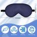 12-Piece Adjustable Strap Sleep Silk Mask Set | Soft Blindfold Eyeshade for Comfortable Sleep | Smooth Sleeping Mask with Bag | 6 Colors - Buy Online on GoSupps.com