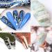 Nail Foil Transfer Kit - 40 Sheets Nail Art Decals with 2 Bottles Glue Gel for DIY Nail Decoration - 4cm*50cm - Buy Online on GoSupps.com