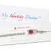 Customized Pink Breast Cancer Medical Alert Bracelet by My Identity Doctor - Buy Online on GoSupps.com