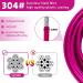 Haiyuan Dog Tie Out Cable - 10/15/20/25/30 FT Steel Wire Dog Runner Durable Clips Pink Dog Chain for Outdoors Supports Dogs up to 165 LBS - Buy Online on GoSupps.com