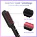 VKK Hair Straightener Brush - Fast Heating Smoothing Brush with 5 Temp Settings & Scalding Protection | Professional Hair Styling Tool - Black - Buy Online on GoSupps.com