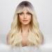 HAIRCUBE Blonde Curly Wig with Fringe for Daily Use or Cosplay - Synthetic Hair (M) - Buy Online on GoSupps.com