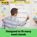Post-it Super Sticky Easel Pad 25x30 White Recycled - 6 Pads, 30 Sheets each - Ideal for Virtual Teaching & Learning - Buy Online on GoSupps.com