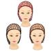 Framendino 3 Pack Mesh Hair Net Crochet Hair Snood Nets Crocheted Sleep Cap for Women Girls