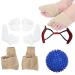 Hallux Valgus Corrector Set | Toe Separator Correction Pad with Massaging Ball - 5PCS Foot Care Tool - Buy Online on GoSupps.com