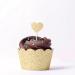 24pcs Cupcake Toppers Gold Glitter Cake Decorating Toppers Heart Toppers for Birthday Valentines Wedding Cake Decorations Cupcake Toppers (Heart Toppers) - Buy Online on GoSupps.com