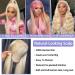 24 inch 613 Blonde Lace Front Wig Human Hair 13x4 | 180% Density HD Straight Lace Frontal Wig with Baby Hair | Pre Plucked & Bleached Knots | Glueless & Transparent 10A Quality - Buy Online on GoSupps.com