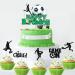 Keaziu 25 Pack Soccer Cupcake Topper Sport Theme Cupcake Picks Game Day Soccer Ball Toothpicks Football for Men Boys Birthday Decorations Supplies Man Black Man - Buy Online on GoSupps.com