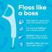 Plackers Twin-Line Dental Flossers 75 Count - Cool Mint Flavor, Dual Action Flossing System with Super Tuffloss for Easy Storage - 2X The Clean - Buy Online on GoSupps.com