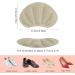 2 Pairs Heel Pads Cushion Inserts for Women Men - Self Adhesive Shoe Protectors - Apricot Multicolor - Buy Online on GoSupps.com
