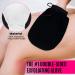 Luviri Double-Sided Exfoliating Gloves - Black Mitt for Keratosis Pilaris & Tan Removal - Buy Online on GoSupps.com