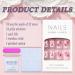 Buy Short Square French Tip Press on Nails - Pink Full Cover Strawberry Fake Nails with Bow Charm - Glossy Glue on Acrylic Nails for Women & Girls - Buy Online on GoSupps.com