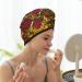 Hair Towel Wrap - Quick Drying Sunflower Towel Turban with Button for Effortless Hair Care - Buy Online on GoSupps.com