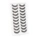 Glowing Win 3D False Eyelashes - Russian Strip D Curl Lashes | 10 Pairs Reusable Mink Lashes | Fluffy Fake Eyelashes - Buy Online on GoSupps.com