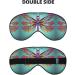Shop Cute Dragonfly Pattern Double-Sided Eye Mask | Adjustable Comfort Blindfold - Light Blocking Sleep Mask - Buy Online on GoSupps.com