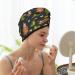 Hair Towel Wrap with Button - Quick Drying Turban & Head Towel (Funny Sloths) | International Shipping - Buy Online on GoSupps.com