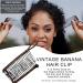Large Size Stretch Banana Clips Banana Clip Comb Stretchy Banana Comb Hair Clips Clincher Combs Vintage Banana Hair Clips Holder Clip for Fixing Hair Banana Combs for Women With Thick Curly Hair Dark Coffee - Buy Online on GoSupps.com