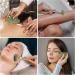 Geeric Gua Sha & Jade Roller Set | Natural Green Facial Massager for Fine Lines Edema & Eye Swelling Relief | International Shipping Available - Buy Online on GoSupps.com