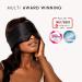 DROWSY Silk Sleep Mask - Luxurious Face-Hugging Cocoon for Total Darkness - Black Jade - Buy Online on GoSupps.com