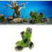Maonativey Aquarium Harz Cave - Perfect Hideout for Small Fish & Garnelen | Unique Tree Stamm Decor for Aquariums - Buy Online on GoSupps.com