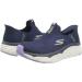 Skechers Women's Max Cushioning Elite Slip-ins Navy/Lavender Sneaker - Size 8 - Buy Online on GoSupps.com