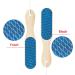 Foot File with Wooden Handle - Effective Callus Remover & Dead Skin Removal Tool for Men & Women | Premium Foot Care - Buy Online on GoSupps.com