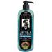 Mens Body Wash with Menthol & Eucalyptus 32 Fl Oz All Natural 3-In-1 Body Scrub and Liquid Soap for Gentle Cleansing Vegan Friendly Sulfate Free and Cruelty Free