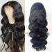 Kbeth 13x6 Brazilian Virgin Body Wave Lace Front Wig 22 Inch - HD Transparent Lace Frontal Wig for Black Women - Buy Online on GoSupps.com
