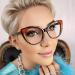 SERONI TR90 Cat Eye Blue Light Blocking Glasses | Anti UV Computer & Reading Glasses for Women & Men | Stylish Black Red Yellow Frames - 54mm - Buy Online on GoSupps.com