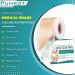 Silicone Scar Tape 1.6 x 60 Roll - Reusable Professional Scar Removal Strips for Surgical Scars, Keloid, C-Section, Burn, Acne - Silicone Scar Sheets for Effective Scar Away Treatment - Buy Online on GoSupps.com