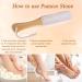 Pumice Stone for Feet Foot Pumice Stone Foot Files for Hard Skin Hard Skin Remover Foot Rasp Double Sided Foot Stone Perfect for Wet and Dry Foot Cracking - Buy Online on GoSupps.com