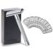 Razor men from Solingen wet razor razor plane made in Germany with a closed comb safety razor with 10 razor blades for perfect beard care (stainless steel handle)