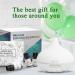 Asakuki Aroma Diffuser & 300ml Ultrasonic Humidifier with Essential Oils Set - 14-Color LED 23dB Ultra-Quiet for Yoga Spa & Home - Buy Online on GoSupps.com