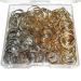 200 PCS Hair Braid Rings | Hair Hoops Clips for Women & Girls | Dreadlocks Accessories in Gold & Silver - Buy Online on GoSupps.com
