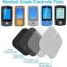 Erzkurm TENS Device Electrodes Pads - 16 Reusable 5x5 cm Adhesive Electrode Set for TENS & EMS Trainers - 2mm Plug Connection - Buy Online on GoSupps.com